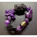 NEW: All-In-One Premium Gemstone Bracelet - Amethyst Charms Collections