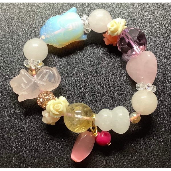 NEW: All-In-One Premium Gemstone Bracelet - Good Luck Charms Collections