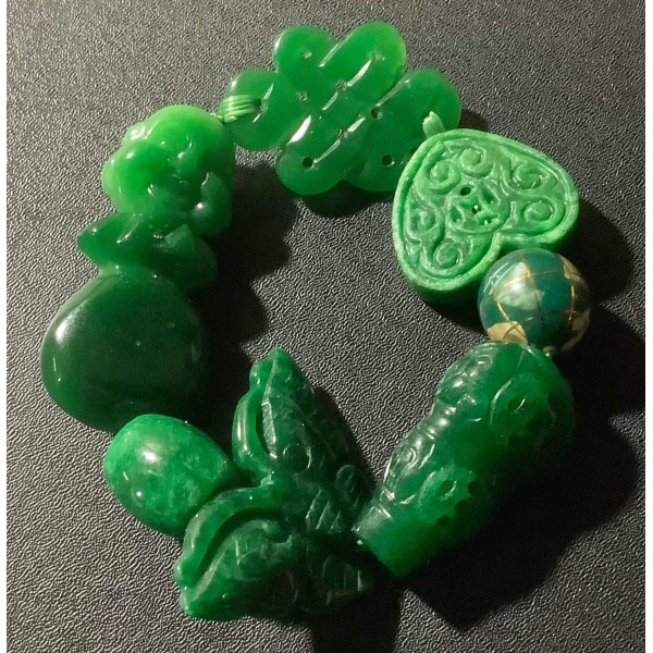 NEW: Imperial Jade Gemstone Bracelet