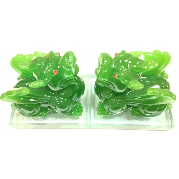 Feng Shui Display Lucky Charm - Jade Wealth Pi Yao