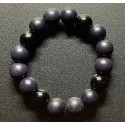 NEW: Black Tourmaline and Amethyst Gemstones Bracelet