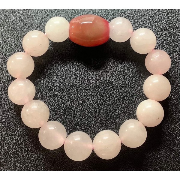 NEW: Rose Quartz Gemstone Bracelet