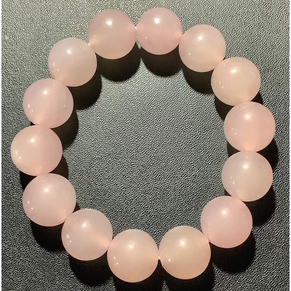 NEW: Rose Quartz Gemstone Bracelet