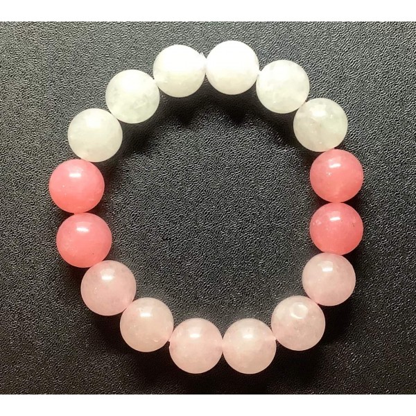 NEW: Rose Quartz Gemstone Bracelet