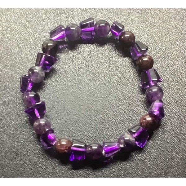 NEW: Amethyst Gemstone Bracelet