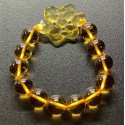 NEW: Citrine Gemstone with Mystic Knot Lucky Charm Bracelet