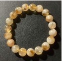 NEW: Citrine RAW 10mm Gemstone Bracelet