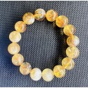 NEW: Citrine RAW 12mm Gemstone Bracelet