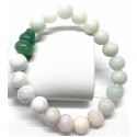 Burmese Jade Gemstone with Wu Lou Lucky Charm Bracelet