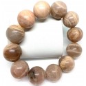 Peach Moonstone Bracelet