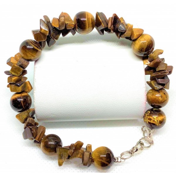 Tiger's Eye Gemstone Bracelet