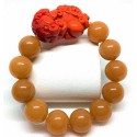 Carnelian Gemstone with Carnelian Wealth Pi Yao Bracelet