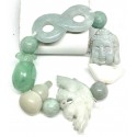 All-In-One Premium Gemstone - Burmese Jade Lucky Charms Bracelet 