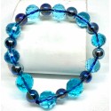 Blue Crystal Quartz Bracelet