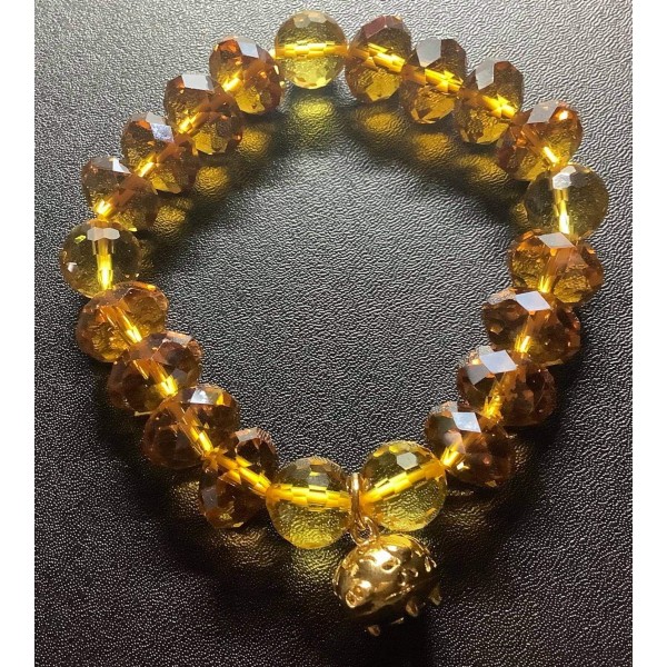 NEW: Yellow Crystal Quartz Bracelet