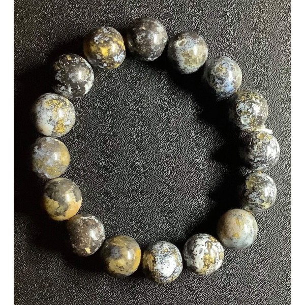 NEW: Sphere Obsidian Gemstone Bracelet