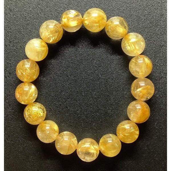 NEW: Rutilated Quartz Bracelet