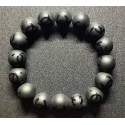 NEW: Matte Black Onyx Mantra Gemstone Bracelet