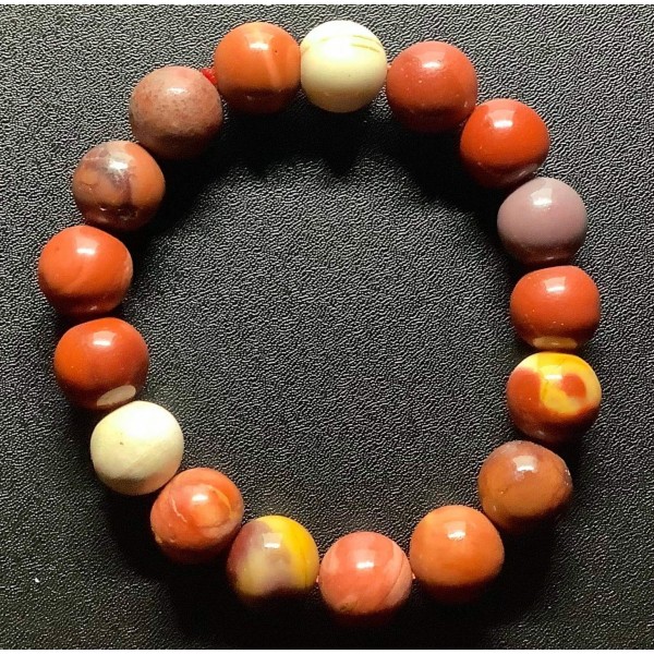 NEW: Mookaite Jasper Gemstone Bracelet