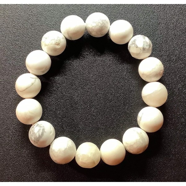 NEW: Howlite Gemstone Bracelet