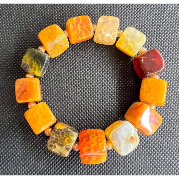 NEW: Agate Gemstones Bracelet